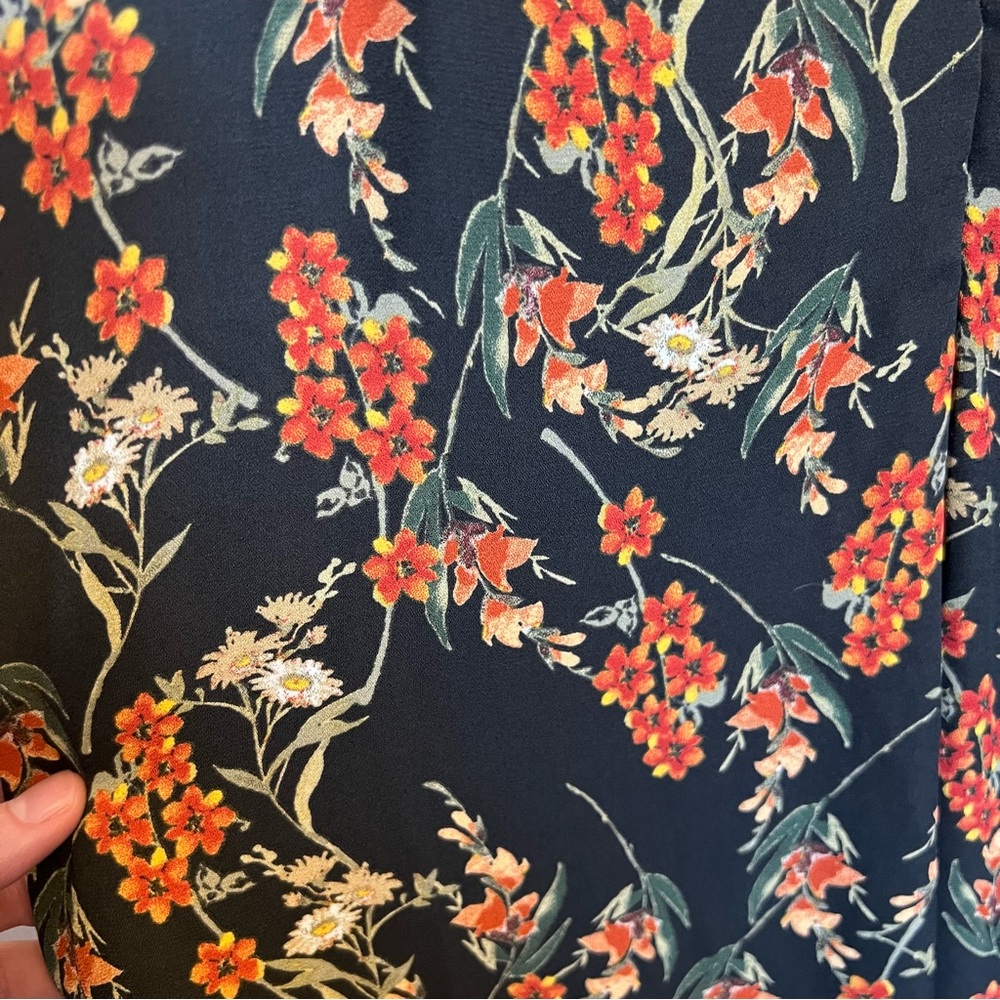 Chelsea & Violet Floral Jumpsuit with Slit Leg - Picture 9 of 12